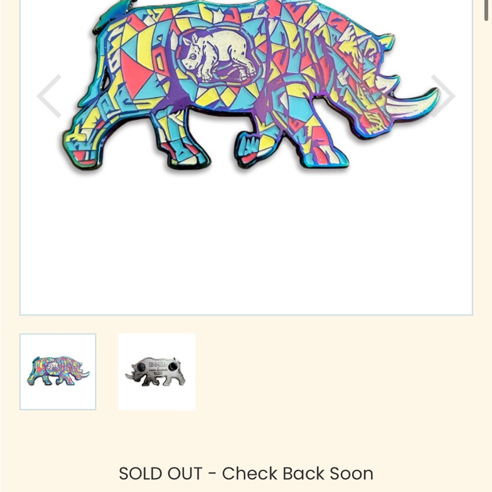 Dave Matthews Band Enamel Pin Todd Slater (Mosaic) Rhino 3” #39/250